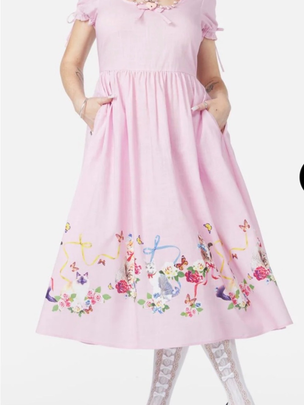 Dangerfield  Kitsch Kitty Midi Dress